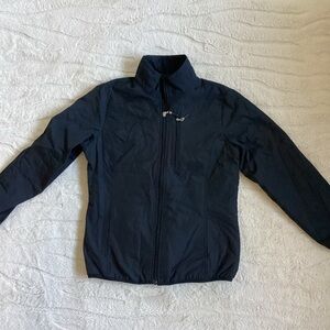 Izod XO Women’s Black Lightweight Jacket Full Zip Fleece Lined Size M